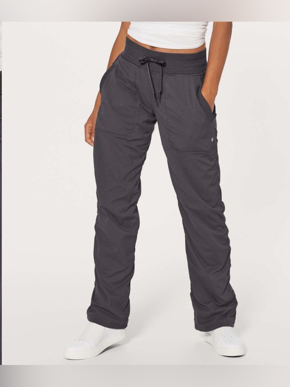 Lululemon Dance Studio Pants III Lined in Colour Charcoal Gray Size 2